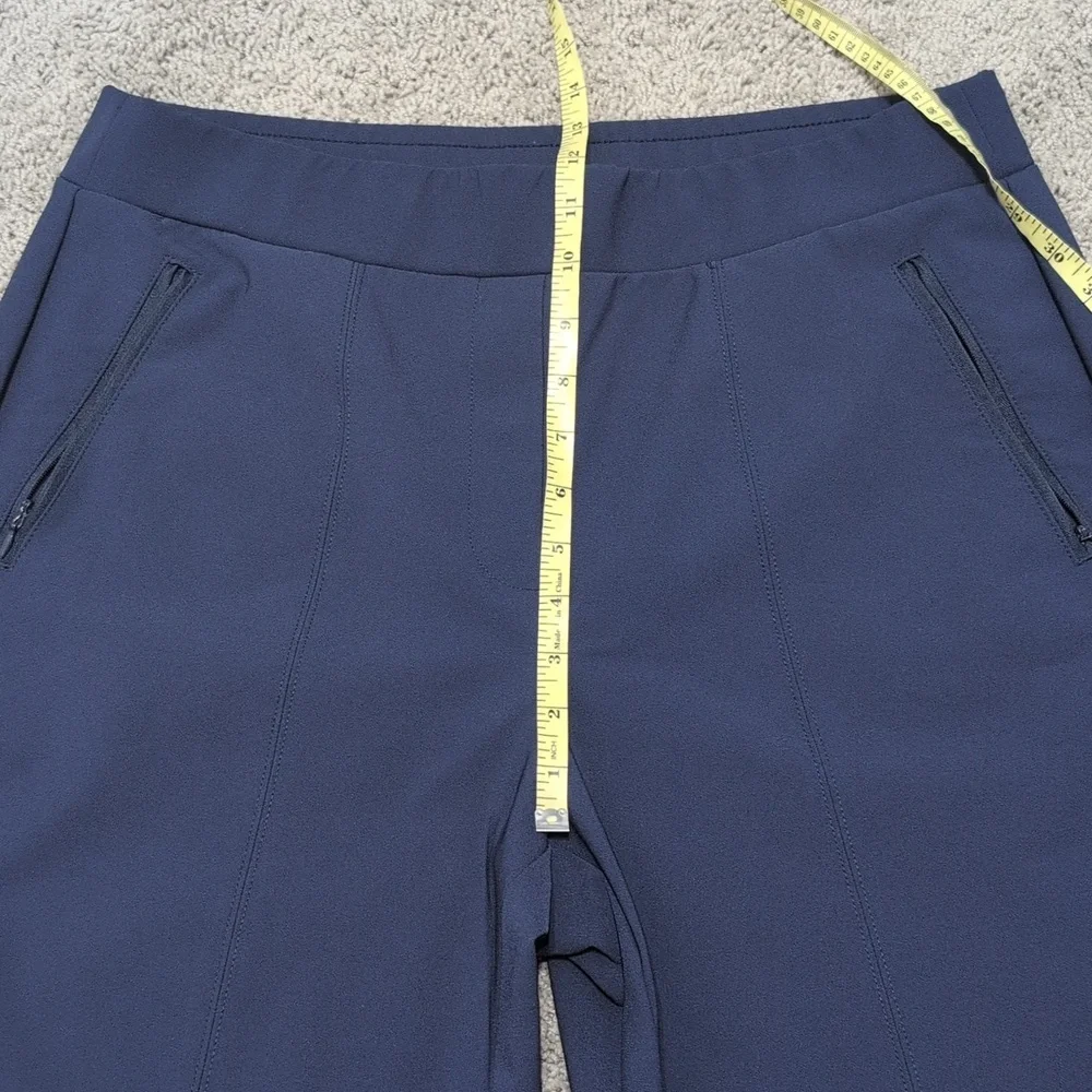 Lane Bryant Nylon Blend Wear Everywhere Straight Leg Pants Side Zip Pockets 14 - Picture 7 of 13
